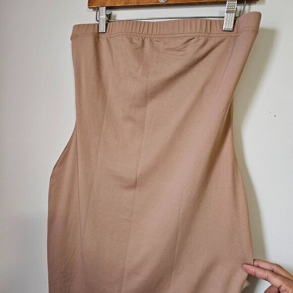 EUC TAN CURVY PENCIL SKIRT SIZE XL - Picture 6 of 10